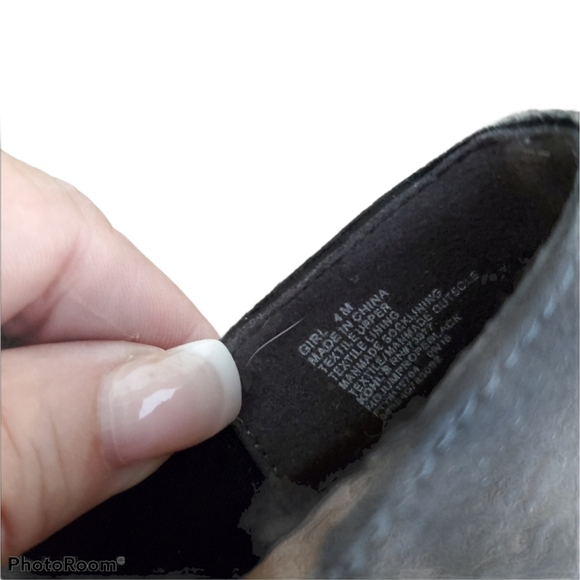 Mudd Girls 4M Black Tassel Ballerina Flats Shoes - Picture 5 of 6